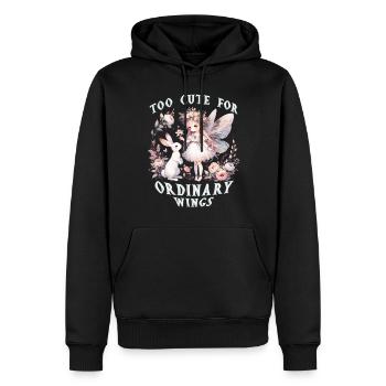 Fee Fairy Fairycore - Men’s Premium Organic Hoodie - black - Front - Nico (187cm)