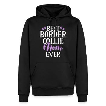 Cadeaux Border Collie - Sweat à capuche Premium bio Homme - noir - Devant - Nico (187cm)