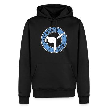 Taekwondo Mom Taekwondo Fighter Taekwondo - Männer Premium Bio Hoodie - Schwarz - Vorne - Nico (187cm)