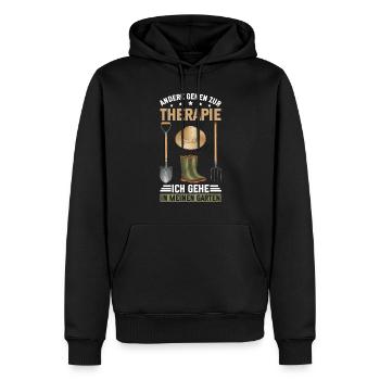 Jardin Jardinage Plantes Jardiniers Jardiniers Amateurs - Sweat à capuche Premium bio Homme - noir - Devant - Nico (187cm)
