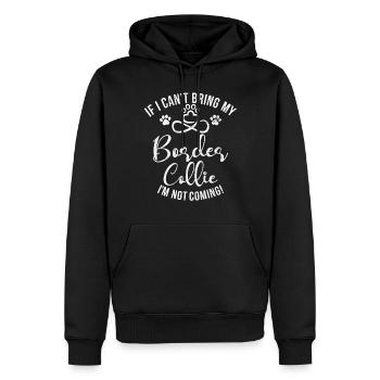 Cadeaux Border Collie - Sweat à capuche Premium bio Homme - noir - Devant - Nico (187cm)