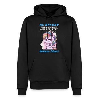 Tshirt drôle Humour drôle Sarcasme Femmes Mignon - Sweat à capuche Premium bio Homme - noir - Devant - Nico (187cm)