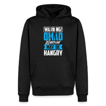 Intermittierendes Fasten Abnehmen - Männer Premium Bio Hoodie - Schwarz - Vorne - Nico (187cm)