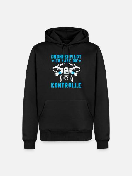 Drone Pilot Quadcopter Flying Quadcopter - Men’s Premium Organic Hoodie - black