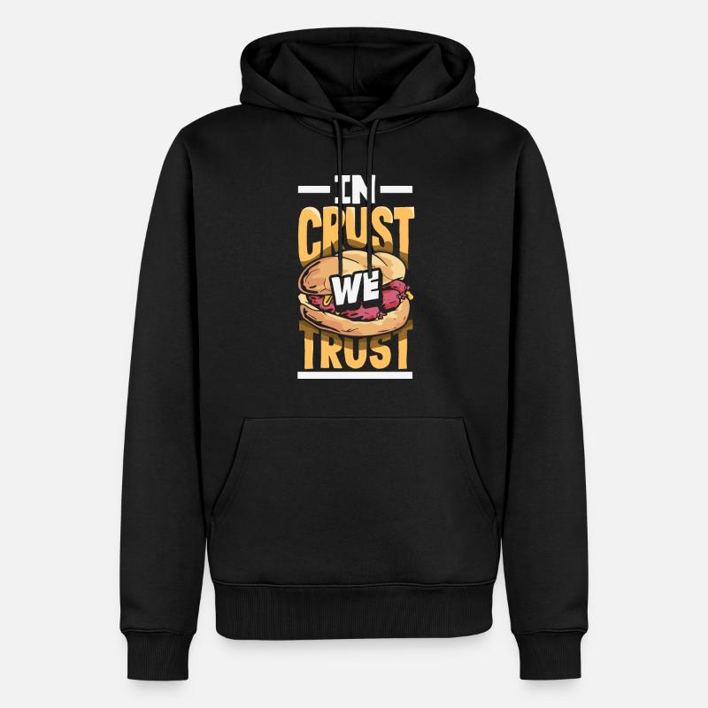 Sandwich Sandwich Snack Célébration - Sweat à capuche Premium bio Homme - noir