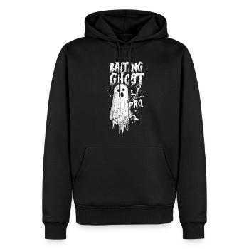 Geisterköder Appâter le fantôme comme un pro - Sweat à capuche Premium bio Homme - noir - Devant - Nico (187cm)