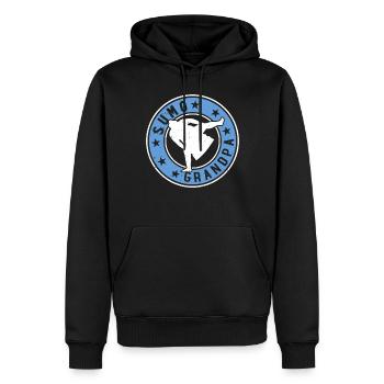 Sumo Combattant Daddy Sumo Lutteur Sumo Daddy Sumo - Sweat à capuche Premium bio Homme - noir - Devant - Nico (187cm)
