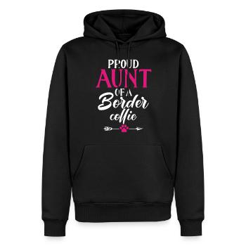 Border Collie Gifts - Männer Premium Bio Hoodie - Schwarz - Vorne - Nico (187cm)