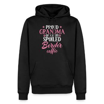Border Collie Gifts - Männer Premium Bio Hoodie - Schwarz - Vorne - Nico (187cm)