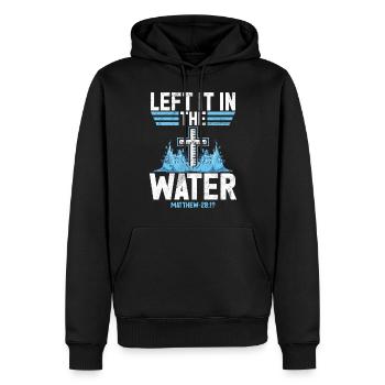 Taufe Getaufte Christliche Jesusgott -Bibel - Männer Premium Bio Hoodie - Schwarz - Vorne - Nico (187cm)