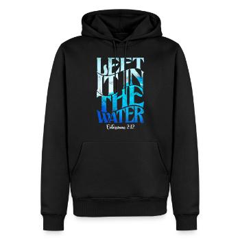 Taufe Getaufte Christliche Jesusgott -Bibel - Männer Premium Bio Hoodie - Schwarz - Vorne - Nico (187cm)