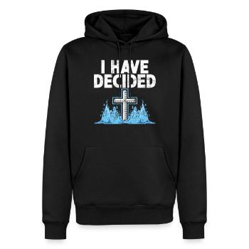 Taufe Getaufte Christliche Jesusgott -Bibel - Männer Premium Bio Hoodie - Schwarz - Vorne - Nico (187cm)