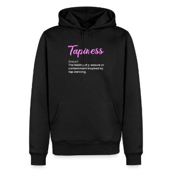 tapiness, tap dance - Männer Premium Bio Hoodie - Schwarz - Vorne - Nico (187cm)