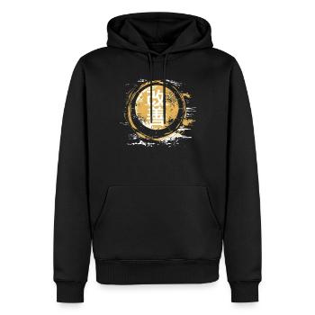 Hiragana Katakana Kaizen-methode Kaizen - Männer Premium Bio Hoodie - Schwarz - Vorne - Nico (187cm)