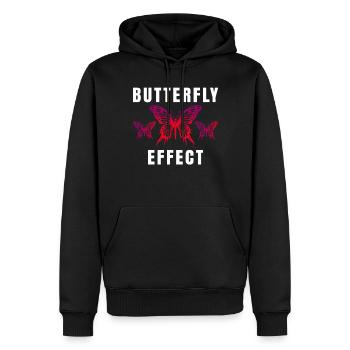 Techno Geschenk Rave Festival Party Musik Tekk EDM - Männer Premium Bio Hoodie - Schwarz - Vorne - Nico (187cm)