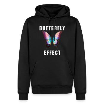 Techno Geschenk Rave Festival Party Musik Tekk EDM - Männer Premium Bio Hoodie - Schwarz - Vorne - Nico (187cm)