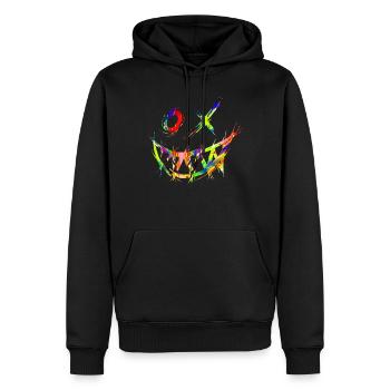 Techno Geschenk Rave Festival Party Musik Tekk EDM - Männer Premium Bio Hoodie - Schwarz - Vorne - Nico (187cm)