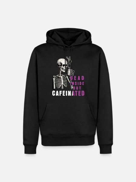 Funny Coffee Saying - Men’s Premium Organic Hoodie - black