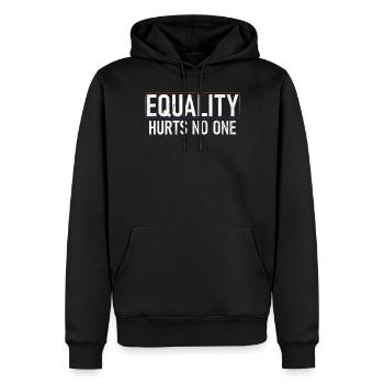 Gleichheit LGBTQ Rainbow Flag LGBTQ Stolz - Männer Premium Bio Hoodie - Schwarz - Vorne - Nico (187cm)