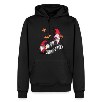 Déguisement de dernière minute Gnome-Oween heureux - Sweat à capuche Premium bio Homme - noir - Devant - Nico (187cm)