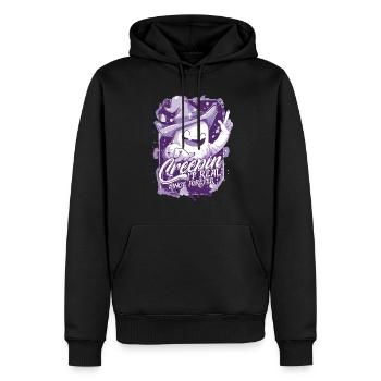 Appât fantôme Halloween Parapsychologie - Sweat à capuche Premium bio Homme - noir - Devant - Nico (187cm)