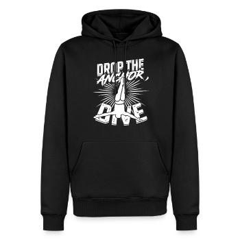 Taucher Sporttauchen Tauchen - Männer Premium Bio Hoodie - Schwarz - Vorne - Nico (187cm)