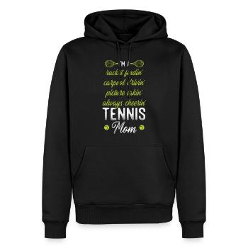 Funny Tennis Player Racket Mom I'm - Männer Premium Bio Hoodie - Schwarz - Vorne - Nico (187cm)