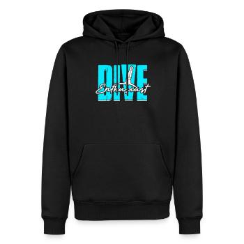 Taucher Sporttauchen Tauchen Dive Enthusiast - Männer Premium Bio Hoodie - Schwarz - Vorne - Nico (187cm)