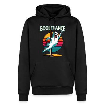 Lustiger Boole-dance Spruch Pole Dance Halloween - Männer Premium Bio Hoodie - Schwarz - Vorne - Nico (187cm)