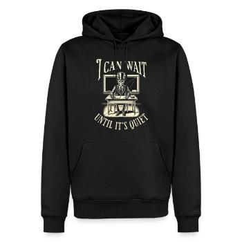 Lustiges Lehrer Design Last Minute Kostüm - Männer Premium Bio Hoodie - Schwarz - Vorne - Nico (187cm)