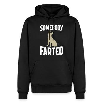 Boston Terrier Gifts - Männer Premium Bio Hoodie - Schwarz - Vorne - Nico (187cm)