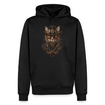Steam Punk Art Funky Steampunk - Men’s Premium Organic Hoodie - black - Front - Nico (187cm)