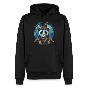 Steam Punk Art Funky Steampunk - Men’s Premium Organic Hoodie - black - Front - Nico (187cm)