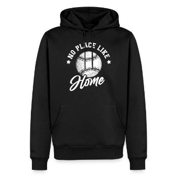 Baseball Sport Baseballspieler Pitcher Catcher USA - Männer Premium Bio Hoodie - Schwarz - Vorne - Nico (187cm)