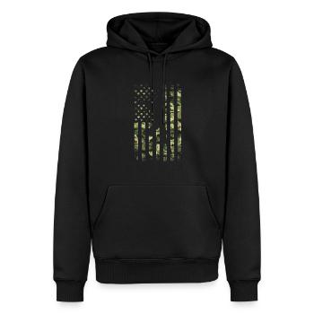Baseball Sports Baseball Player Pitcher Catcher USA - Men’s Premium Organic Hoodie - black - Front - Nico (187cm)