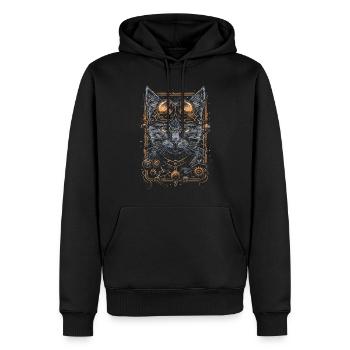 Steam Punk Art Funky Steampunk - Sweat à capuche Premium bio Homme - noir - Devant - Nico (187cm)
