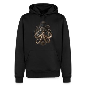 Steam Punk Art Funky Steampunk - Sweat à capuche Premium bio Homme - noir - Devant - Nico (187cm)