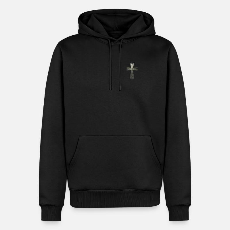 Jésus-Christ Christianisme Dieu Bible - Sweat à capuche Premium bio Homme - noir