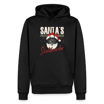 Skateboard Art Pour Garçons Filles Hommes Skateboard Cadeaux - Sweat à capuche Premium bio Homme - noir - Devant - Nico (187cm)