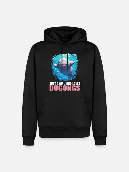 Manatee Dugongs Dugong - Men’s Premium Organic Hoodie - black