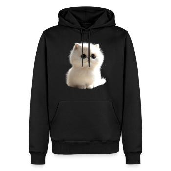 Persian Cat Persian Cat Persian Cat Cute Cats - Men’s Premium Organic Hoodie - black - Front - Nico (187cm)