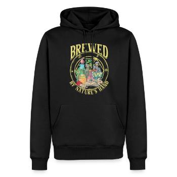 Apotheker Kräutersammler Apothekerin - Männer Premium Bio Hoodie - Schwarz - Vorne - Nico (187cm)