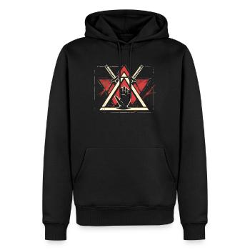 Arnis Eskrima Kali Fma - Männer Premium Bio Hoodie - Schwarz - Vorne - Nico (187cm)