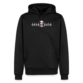 Bubble Tea Boba BubbleTea Kawaii Japan Tea Kpop - Männer Premium Bio Hoodie - Schwarz - Vorne - Nico (187cm)