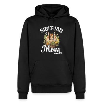 Zeigen Sie Ihren Stolz Als Katzenelternteil - Männer Premium Bio Hoodie - Schwarz - Vorne - Nico (187cm)