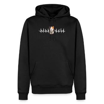 Bubble Tea Boba BubbleTea Kawaii Japan Tea Kpop - Männer Premium Bio Hoodie - Schwarz - Vorne - Nico (187cm)