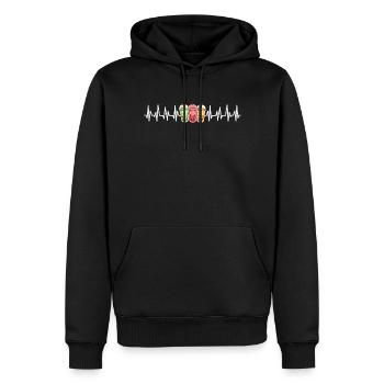 Bubble Tea Boba BubbleTea Kawaii Japan Tea Kpop - Männer Premium Bio Hoodie - Schwarz - Vorne - Nico (187cm)