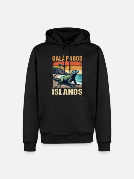 Galapagos Islands - Men’s Premium Organic Hoodie - black