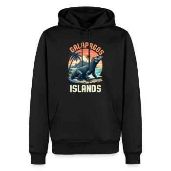 Galapagos Islands - Männer Premium Bio Hoodie - Schwarz - Vorne - Nico (187cm)