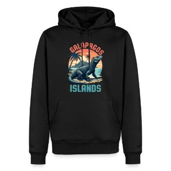 Galapagos Islands - Männer Premium Bio Hoodie - Schwarz - Vorne - Nico (187cm)